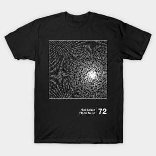 Nick Drake / Minimalist Style Graphic Artwork T-Shirt